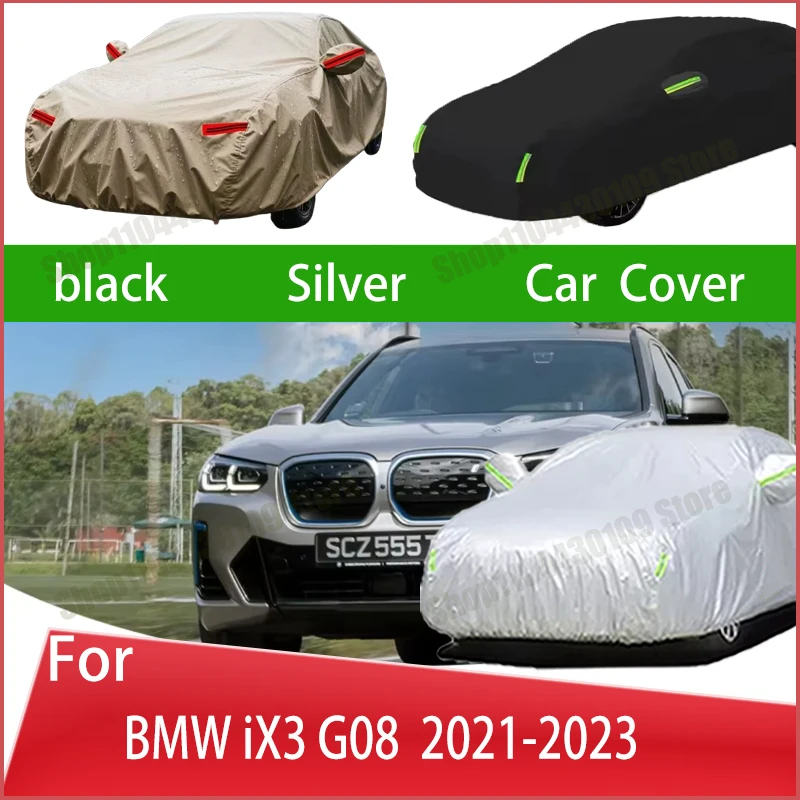 

Чехол для автомобиля BMW iX3 G08 2021-2023, солнцезащитный, с защитой от ультрафиолета, водонепроницаемый, пылезащитный, всепогодный, для защиты на открытом воздухе