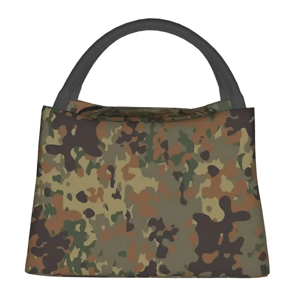 Flecktarn التمويه أكياس الغداء معزول بينتو صندوق المحمولة حقيبة الغداء قابلة لإعادة الاستخدام نزهة أكياس برودة حقيبة حرارية لمكتب المرأة