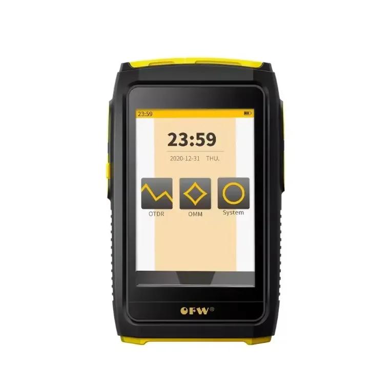 Mini OTDR 1550/1610nm 20/24dB 80km Event Map VFL OLS OPM Touch Screen Ethernet Optical Time Domain Reflectometry OFW FWT-100 4G