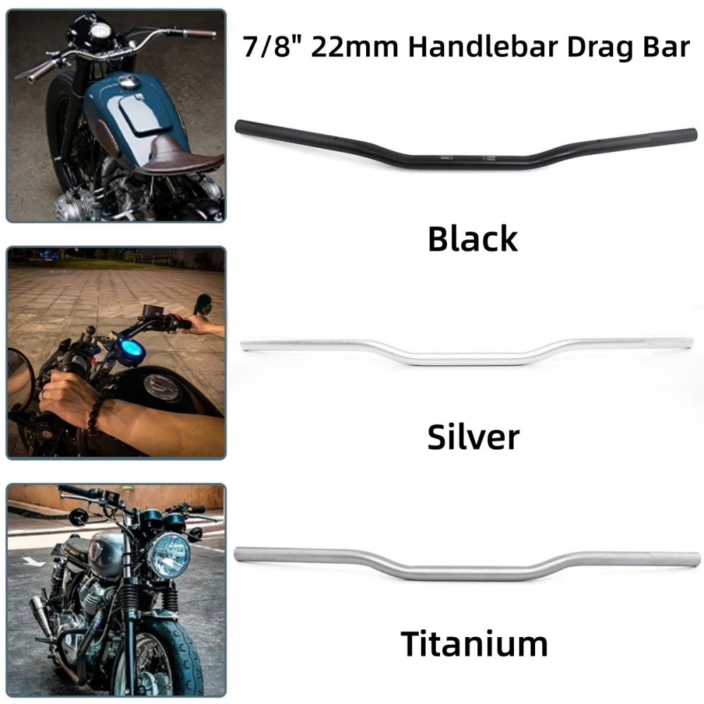 

Motorcycle Drag Straight Bar Handlebar Handle Dimpled For Harley Sportster XL883 1200 Bobber Chopper 22mm Handle Bar Accessories