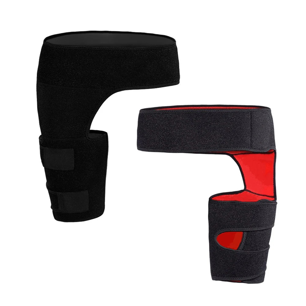 1 Stück Kompressionsbandage für den Oberschenkel zur Linderung von Ischiasnervenschmerzen, für Hüftgelenke, Arthritis, Leistenbandage, Schutzgurt, Beinwärmer – Detail 5
