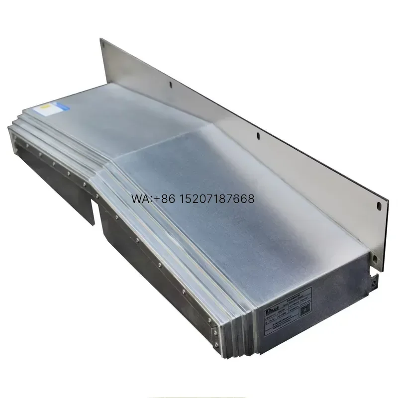 Wmwmnu Durable Steel Stainless Steel CNC Tool Guide Rail Protective Cover Dustproof Chip Proof