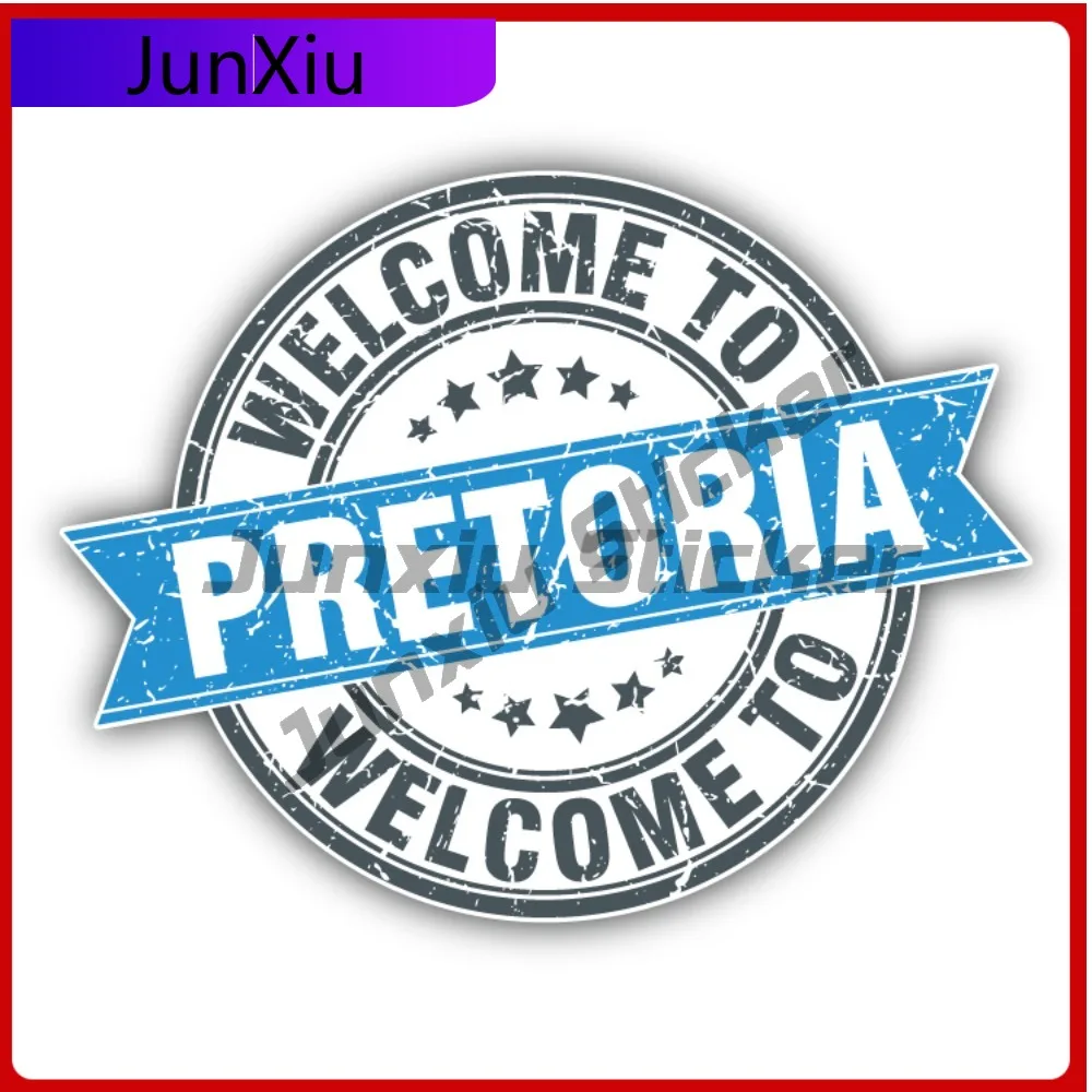 

Pretoria Travel Creative Sticker Stamp Car Decal Bumper Stickers Funny Style Truck Use For Helmet Side Vehicle Exterior Decor
