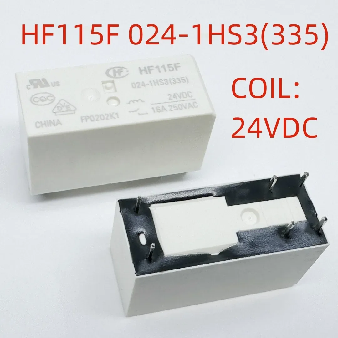 New HF115F 005/012/024/048-1H3A(610)/1HS3/1HS3AF(335)/1HS3A ; (115FA6-16A-5V/12V/24V/48VDC) Relay 6pins