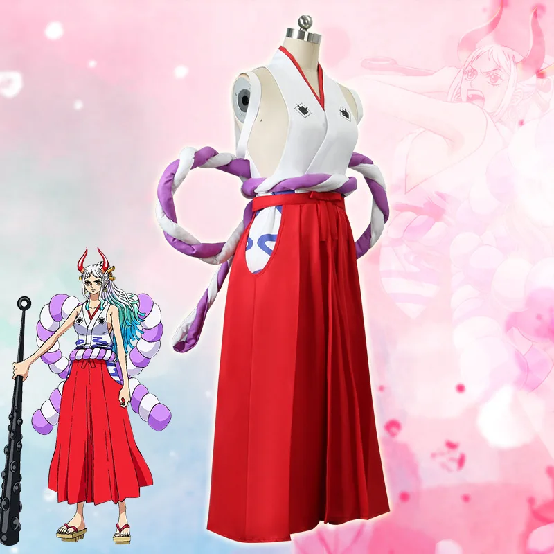 Anime Character Seven Generals Nico Robin Plays Kimono Top And Pants Set Suitable For Party Performance Costumes - Image 3