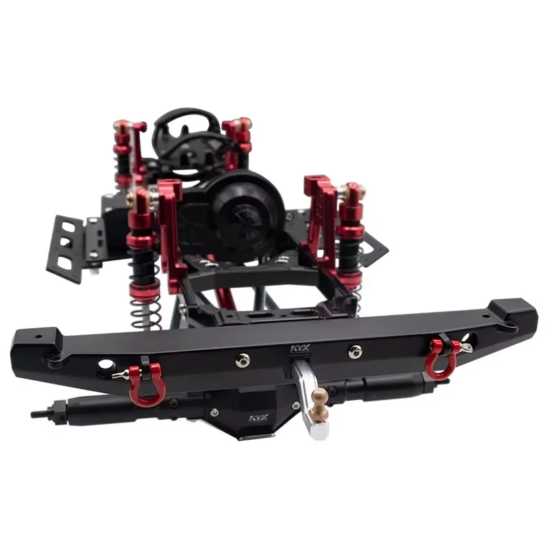 Full metal rear bumper with LED lights for 1:10 Axial scx10II 90046