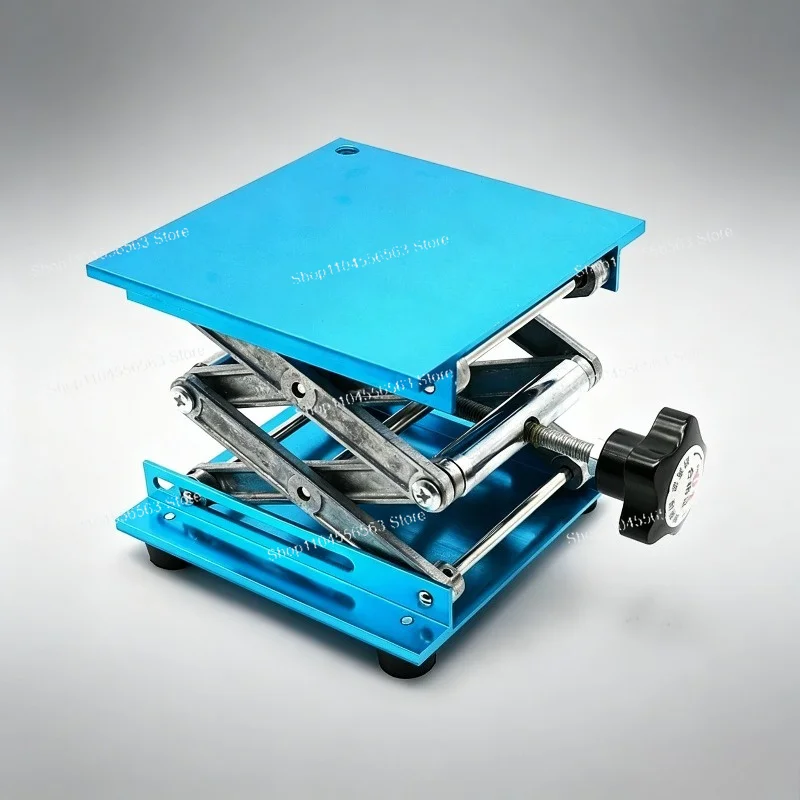 6 Inch Aluminum Scissor Lab Jack Lifting Platform Stand 150x150x250mm Laboratory Support Rack
