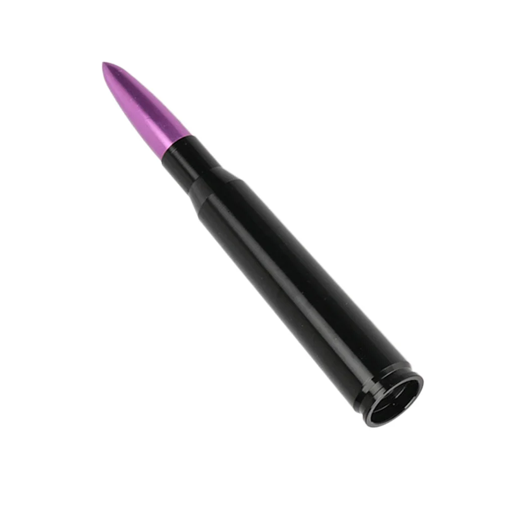

Car Roof Antenna Alloy Hard Anodized Purple Stubby Style Modified Bullet Off-Road Vehicle Decoration Car Roof Antenna