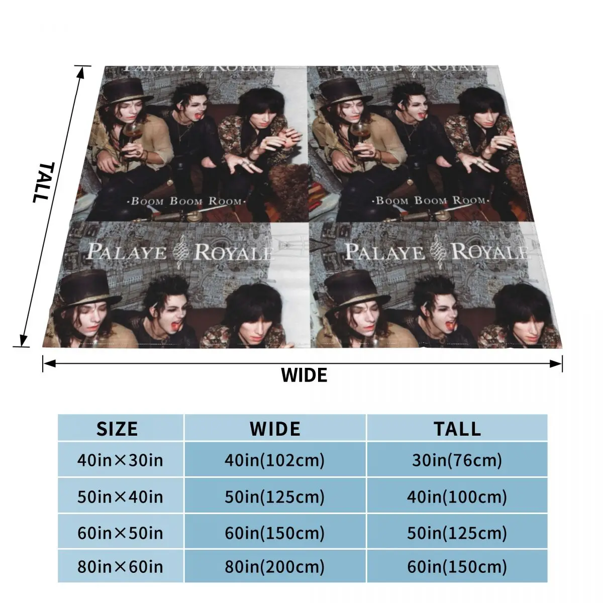 Good Palaye Royale Band Logo Music Throw Blanket for babies Decorative Beds Decoratives Blankets