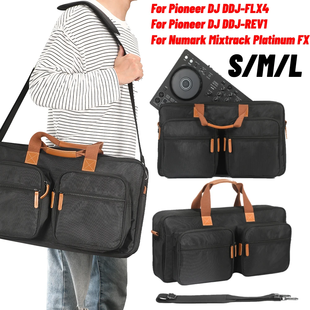 

Portable DJ Disc Player Carrying Case Travel Protective Storage Bag for Pioneer DJ DDJ-FLX4 DDJ-REV1/Numark Mixtrack Platinum F