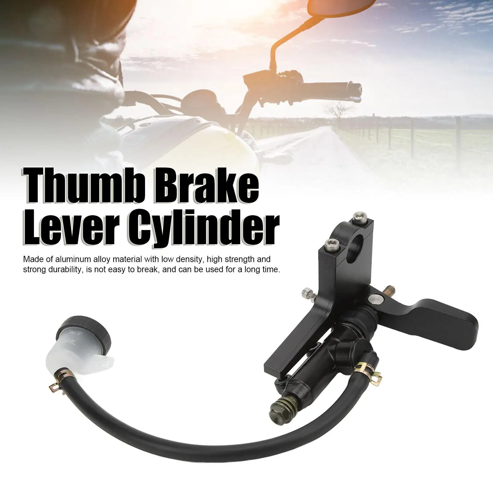 Thumb Brake Lever Cylinder Aluminum Alloy Clutch Thumb Brake Master Cylinder Durable for motorcycle image 3
