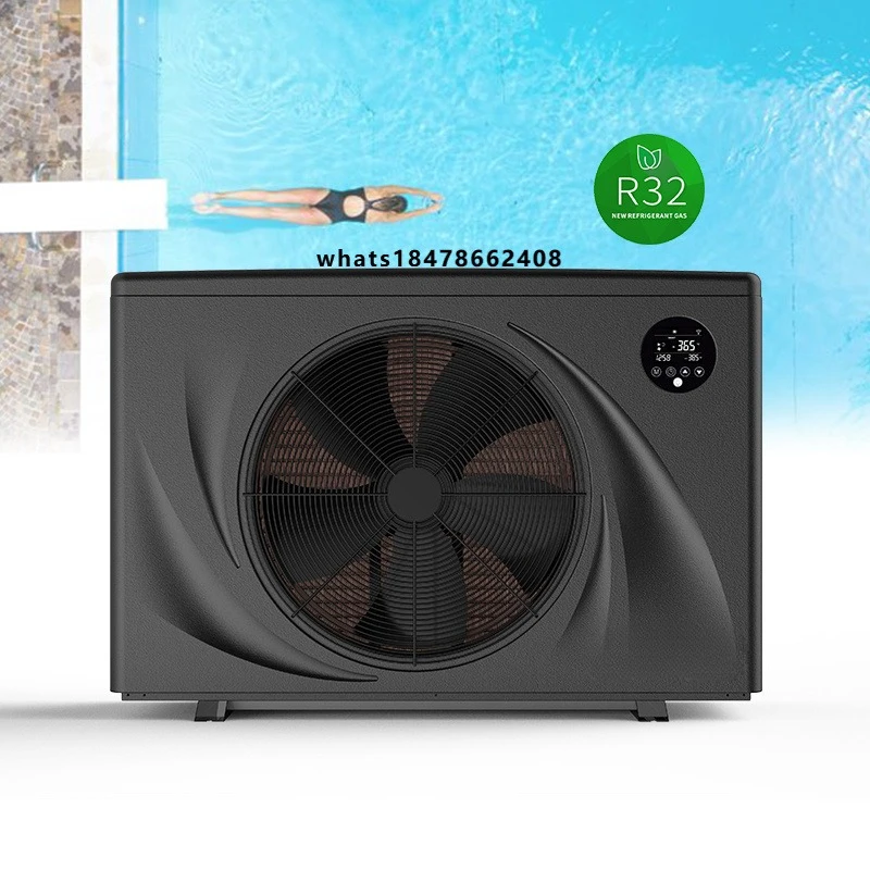 High Efficiency R32 ABS Plastic Electric Swimming Pool Heat Pump Inverter Air Source ROHS Certified Outdoor French