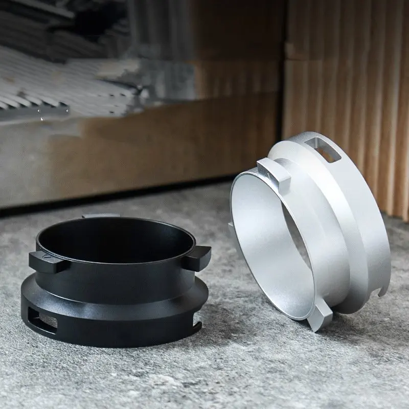 57MM Intelligent Dosing Ring Espresso Barista Profilter For Brewing Bowl Coffee Powder Delong 9 Coffee Power Anti-fly Tool