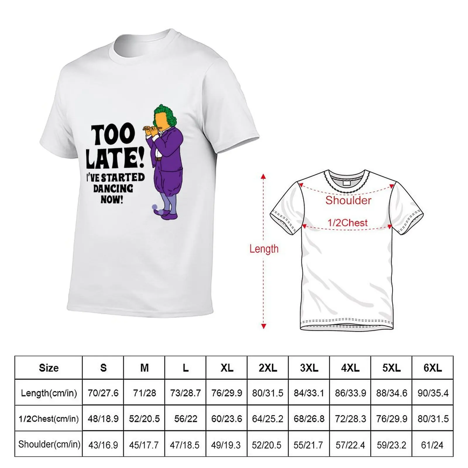 Hugh Grant Oompa Loompa T-Shirt gifts for boyfriend anime t shirts Men's cotton t-shirt