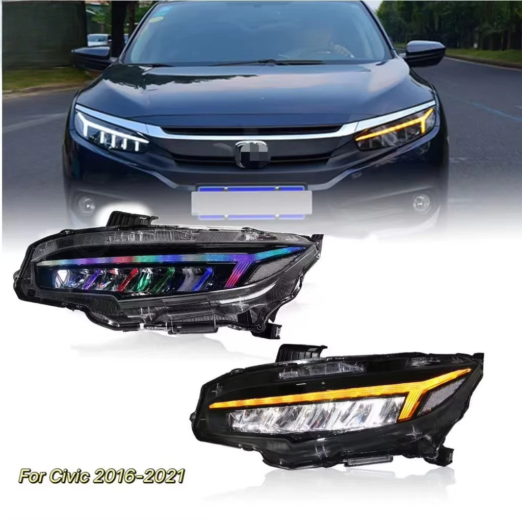 

Suitable for MRD LED Head Light for GEN 10 Sedan 2016-2021 Led Head Light RGB headlight