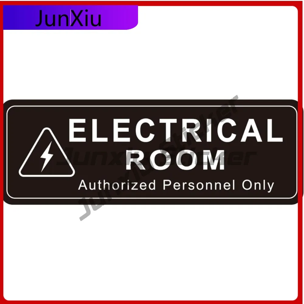 

Electrical Room Door Sign Aesthetic Car Laptop Window Boat Motor Home Camper Van Motor Home Sticker Vintage Aesthetic Aesthetic