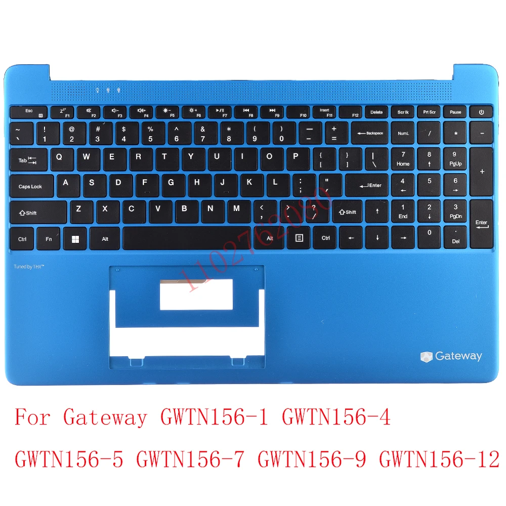 Para Gateway GWTN156-1BK GWTN156-4 GWTN156-5BL GWTN156-7 GWTN156-9 GWTN156-12GR N15CS9 cubierta superior del reposamanos teclado azul