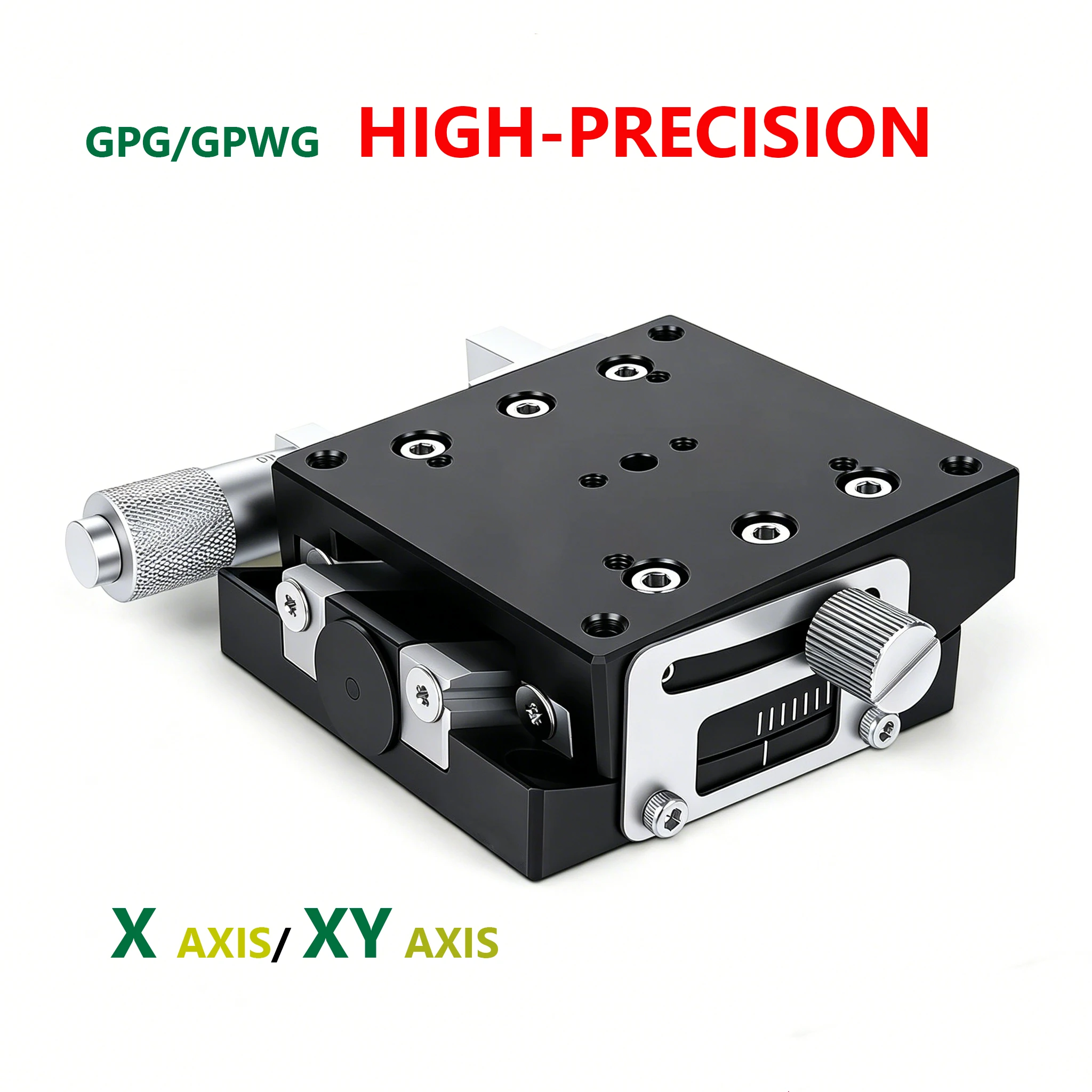 GPG/GPWG40/60-40-60-80 X-Axis/XY Axis Manual Angle Measuring Instrument Precision Roller Arc Sliding Table