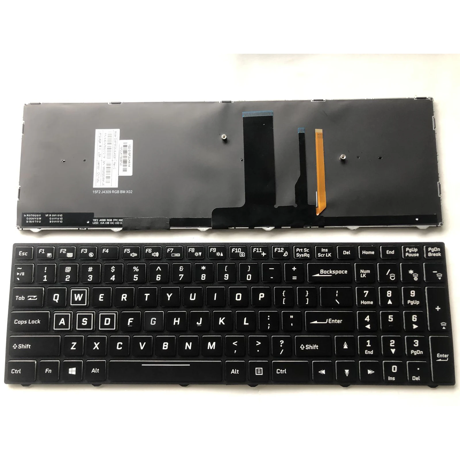 

US for Mechanic M51 F57 Blue Sky N250J0 N950/TP N650DU N650 N850 N750 Laptop Keyboard