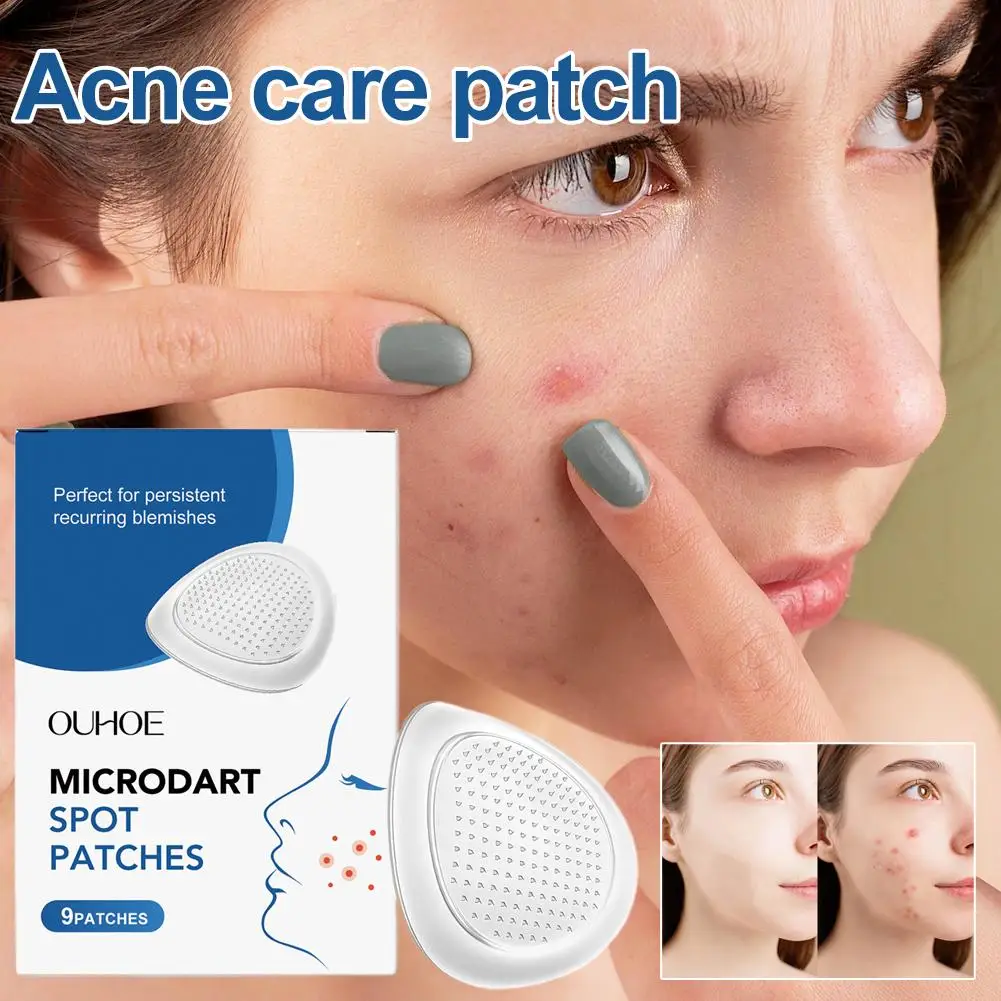 9 patches Anti-ance Patch Hydrocolloid Ance Patch Microneedle Skin Care Professional Invisible Acne Acne Absorbing Patch Healing