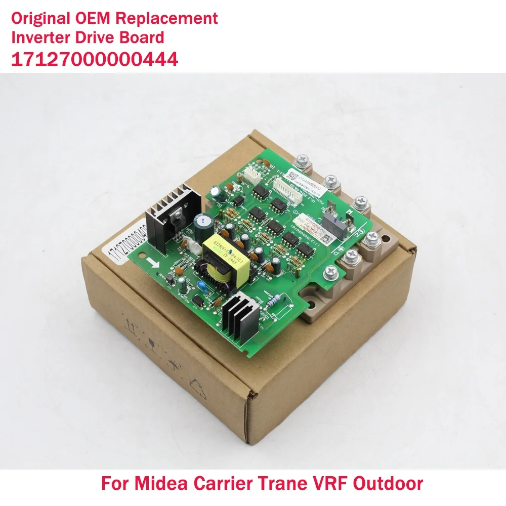 Original OEM Compressor Inverter Drive Board 17127000000444 for Midea Carrier Trane Outdoor Unit PCB ,IPM Module FUJI-7MB75RA120
