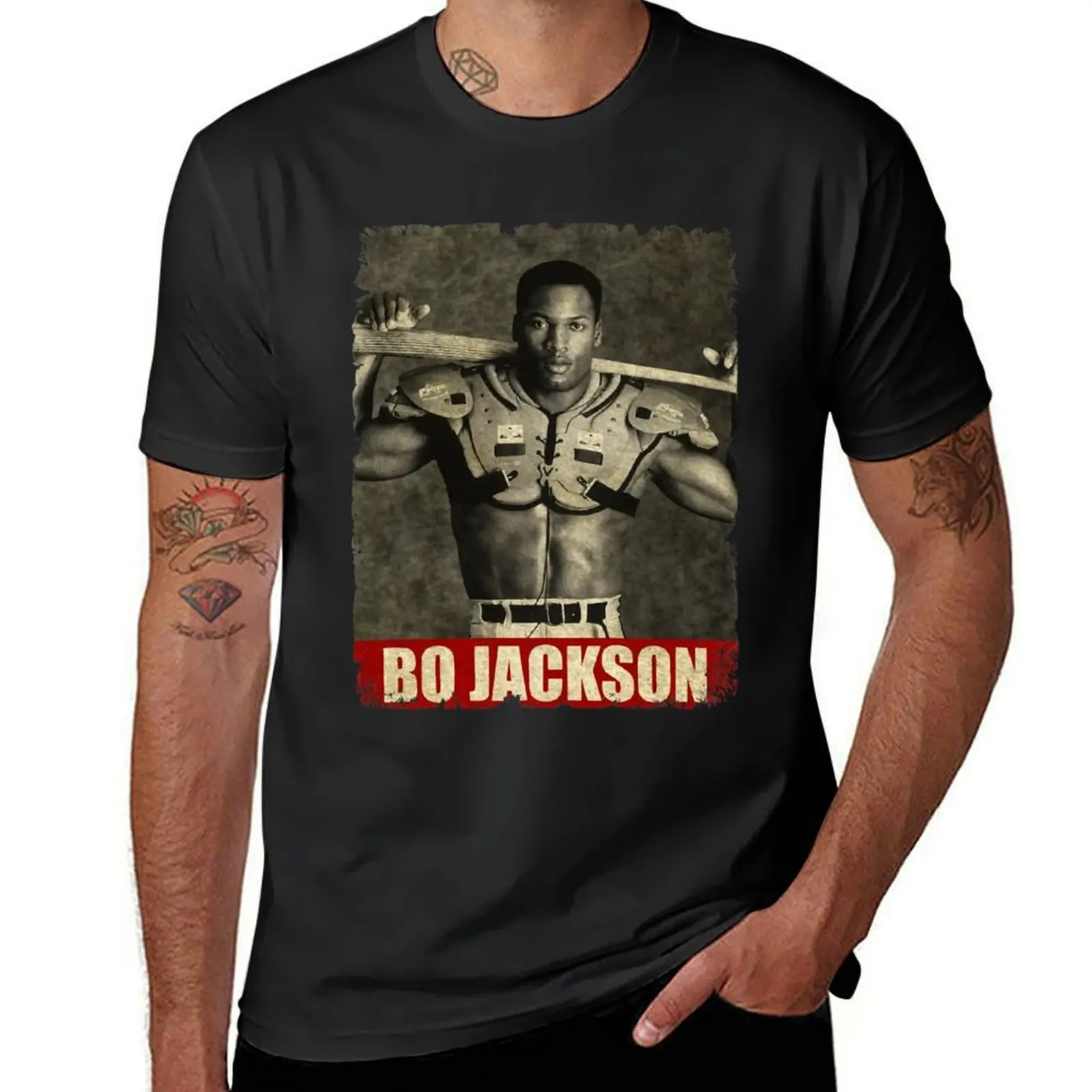 

Bo Jackson - ReTRo STYLe T-Shirt Anime t-shirt funny costumes cheap stuff man clothes mens t shirts casual stylish