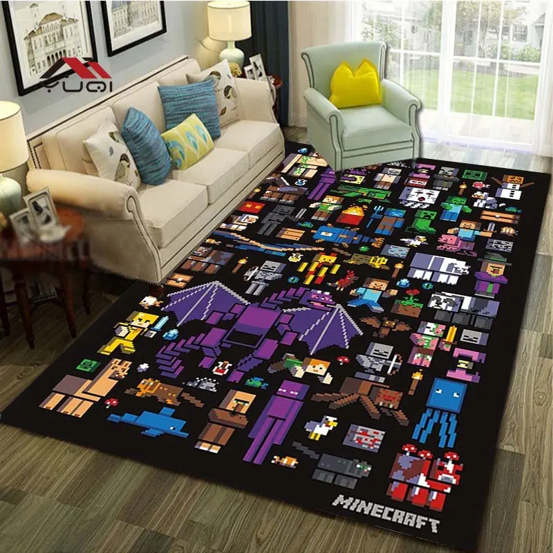 Cartoon Characters Carpet for Living Room Modern Decor Sofa Table Large Area Rugs Bathroom Mat Alfombra Para Cocina Tapis