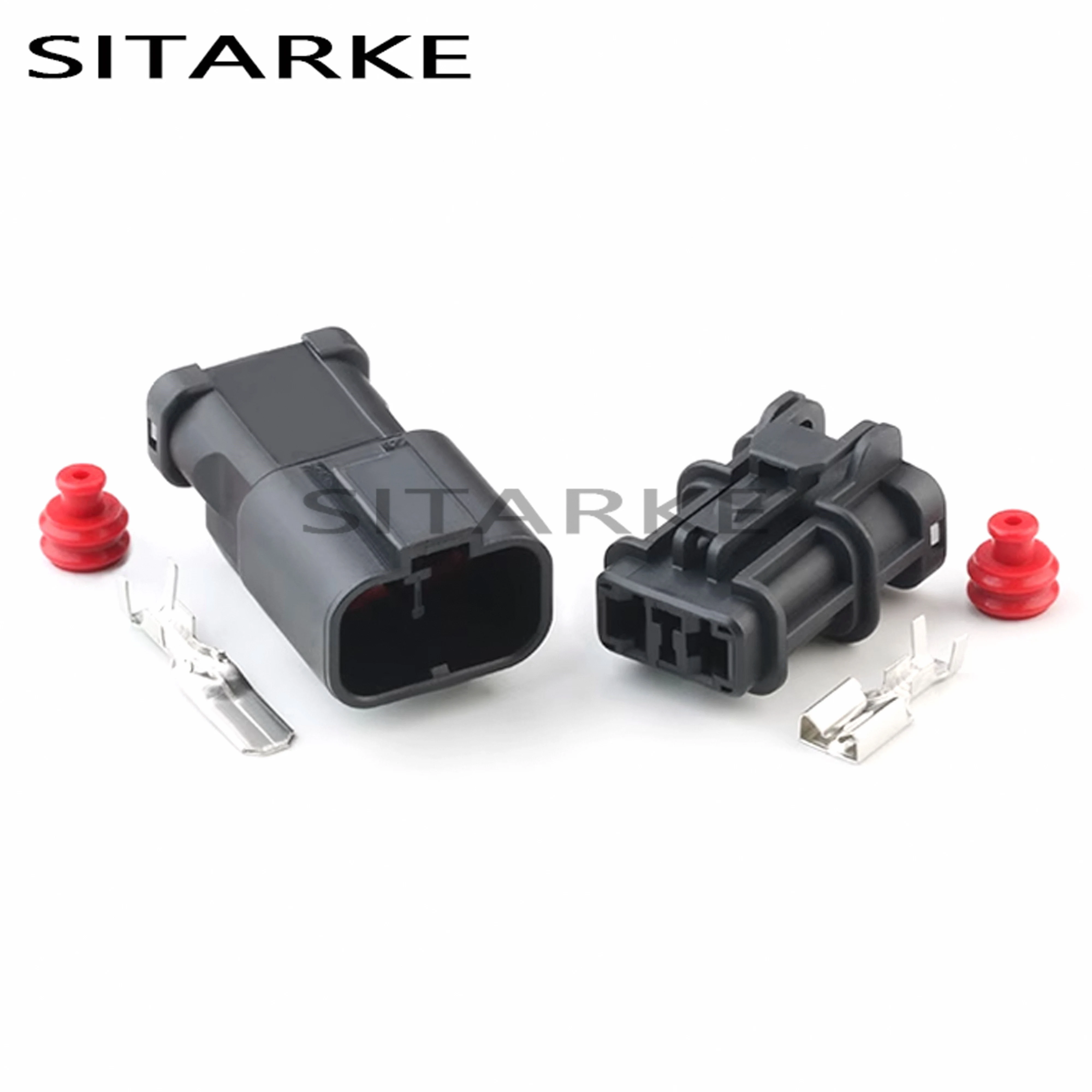 5Sets 2Pin Automotive Cable Connector Excavator Pressure Switch Rotate Speed Water Temperature Plug 7222-6423-30 7123-6423-30