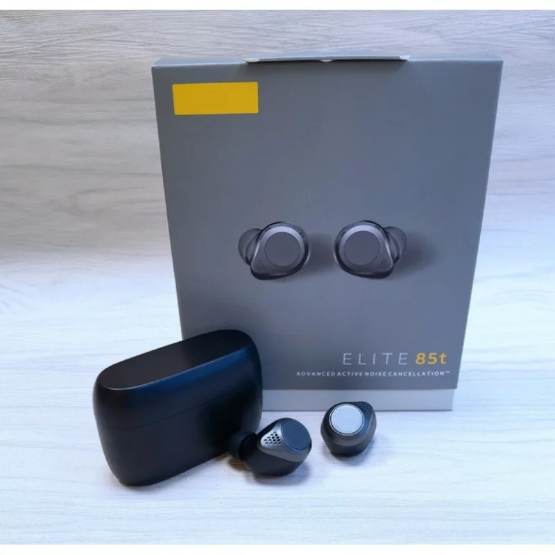 سماعات بلوتوث لاسلكية حقيقية في موسيقى ستيريو للأذن مناسبة لجودة الصوت العالية Jabra Elite 85t