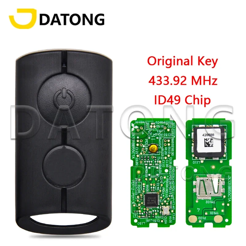 Datong World Original Motorcycle Remote Control Key Fit For YAMAHA XMAX XMAX300 NVX NVX155 AEROX JAUNS QBIX ID49 Chip 433.92MHz