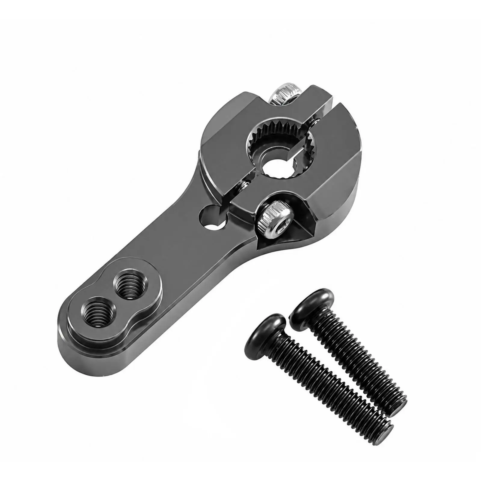 25T Aluminum Servo Arm for RC Car Steering Linkage with Locking Screw Split Clamp Design