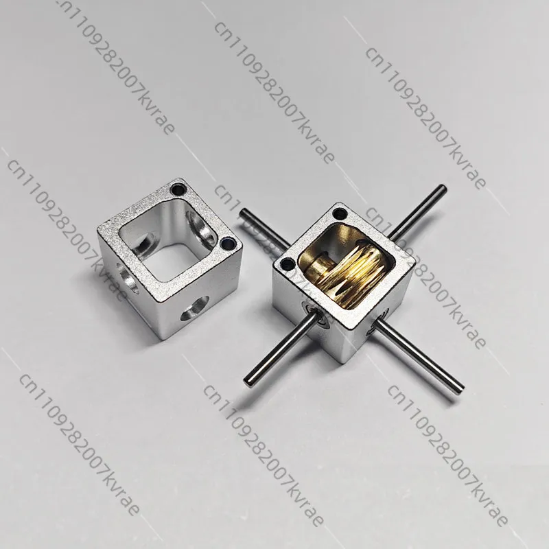 2/3Mm Mini Worm Gear Worm Case, Right Angle Corner Small 90 Degree Reduction Gearbox Commutator Transmission Box