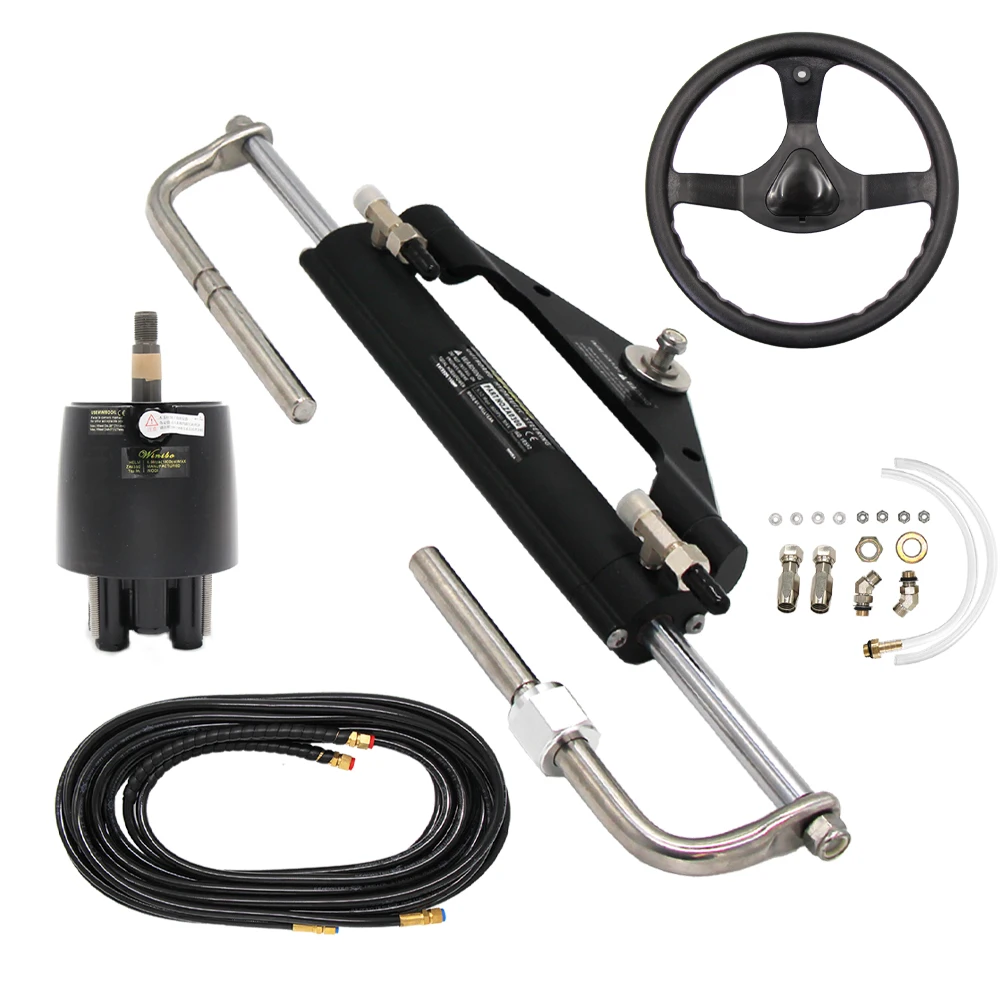 Winibo 150Hp Outboard Engine Steering System with Hydraulic Rudder Outboard Hydraulic Steering Gear Machine Marine Supplies