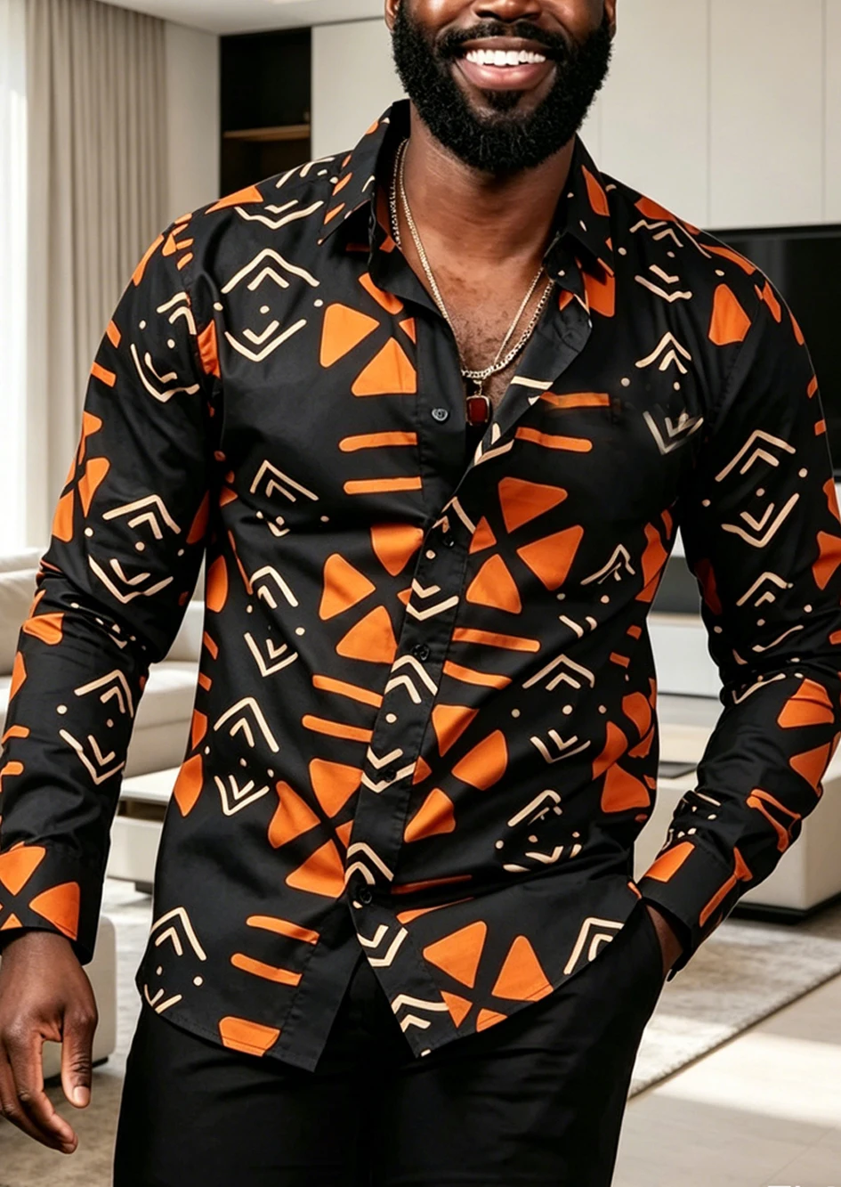

2026 Men's Summer Cool Long Sleeve Shirt French Romantic 3D Printed Shirt Hawaiian Outdoor Casual Party Top Men's Fast Shipping
