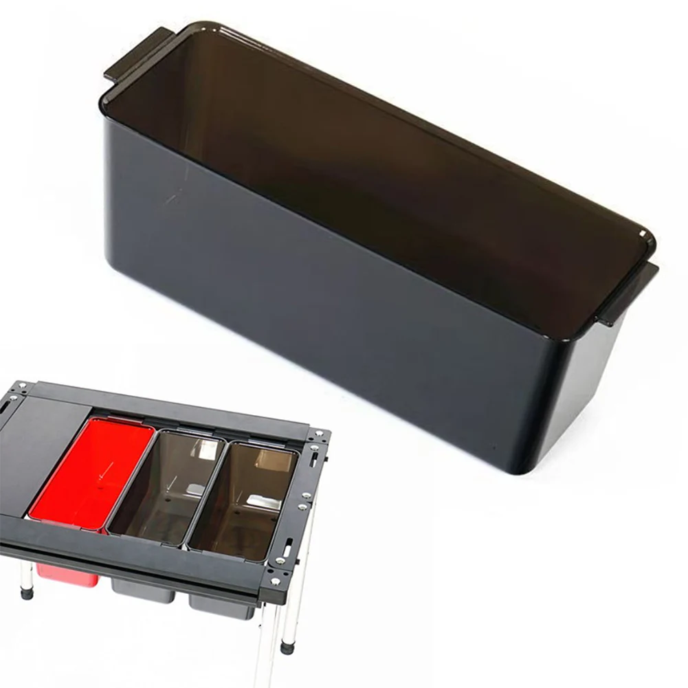 

1pc Plastic Storage Box For IGT Table 0.5 Unit Camping Folding Table Organzer Box Expansion Storage Boxes Accessories