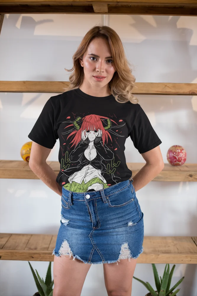 Nino Nakano, 5-toubun no Hanayome,new Anime Waifu new Unisex T-Shirt ALL SIZES