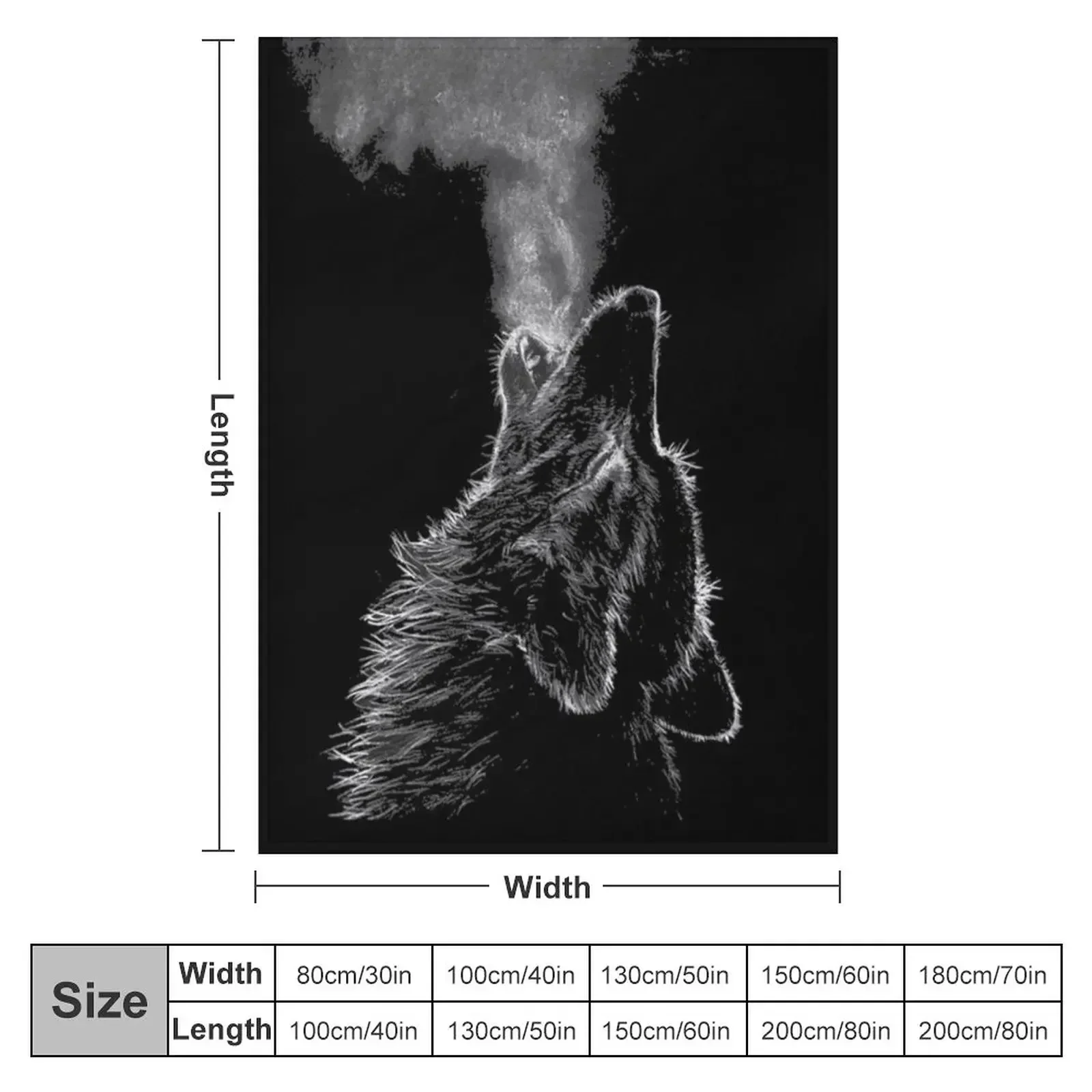 Wolf Throw Blanket Soft Beds warm for winter Weighted Blankets