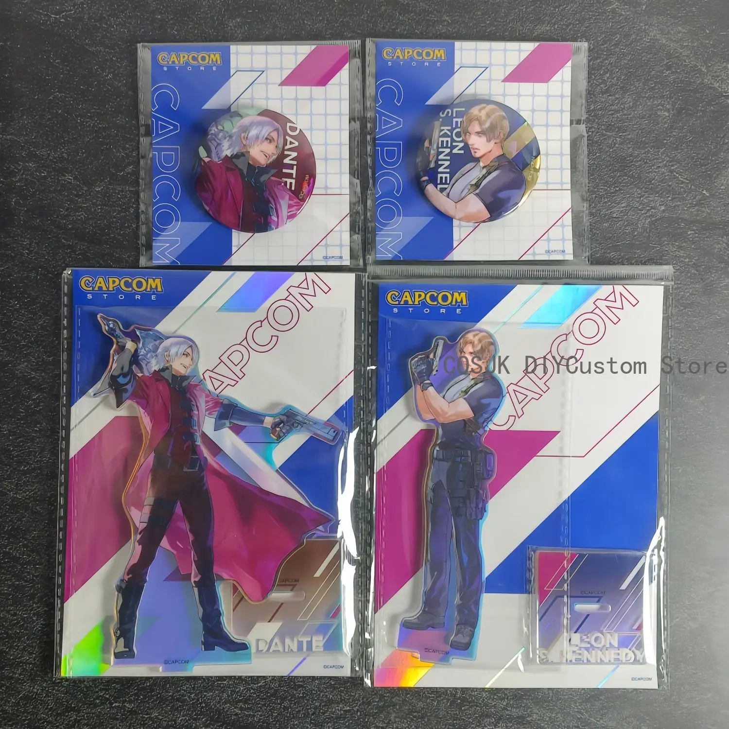 Figura de Acrílico de Anime Dante Devil May Cry, Modelo de Personaje de Dibujos Animados, Decoración de Escritorio, Insignia, Letrero Decorativo, Regalo de Halloween