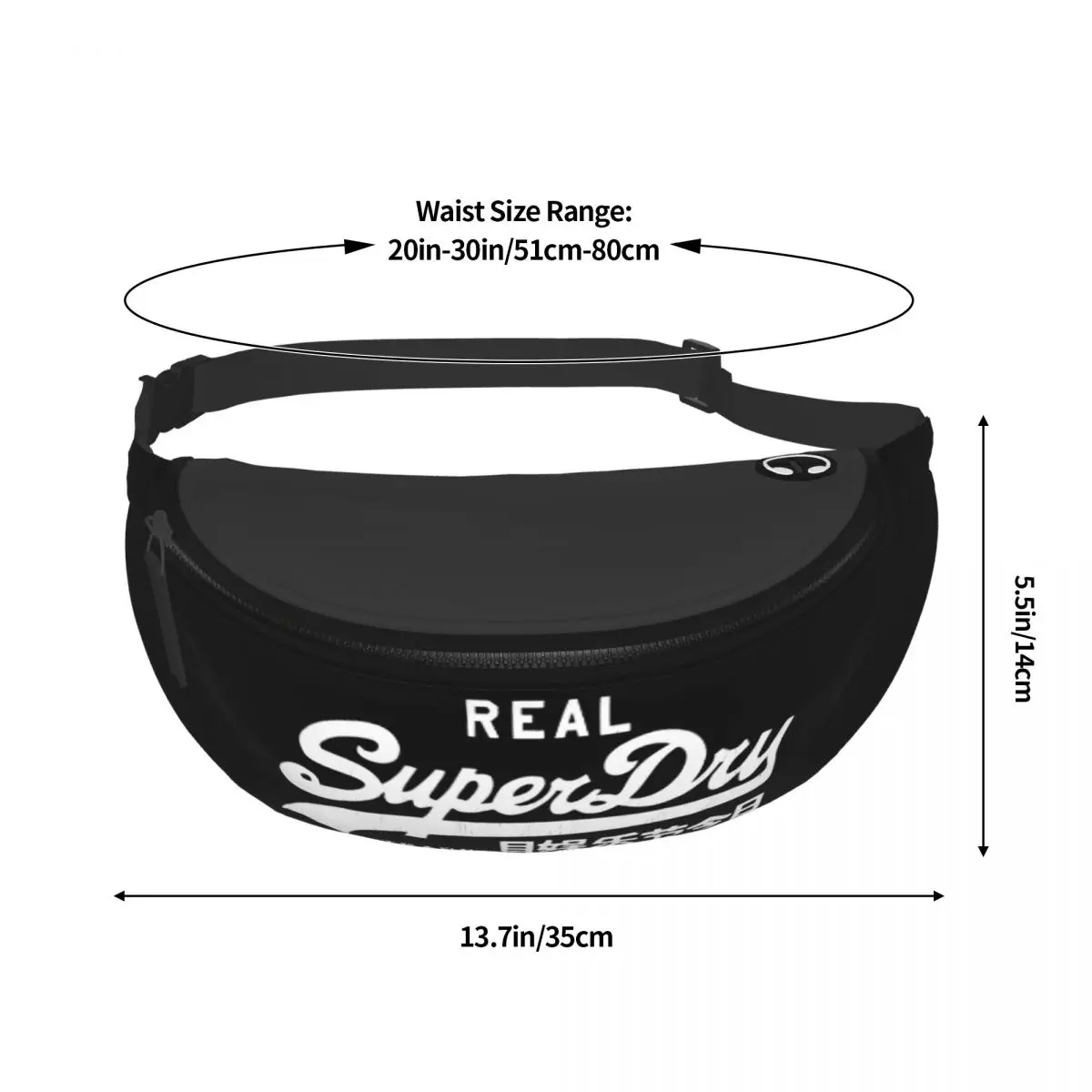 Fashion Letter Print Fanny Pack For Men Women Crossbody Waist Bag Pack Fashion Belt Bags for Travel Hiking Cycling Easy Carry