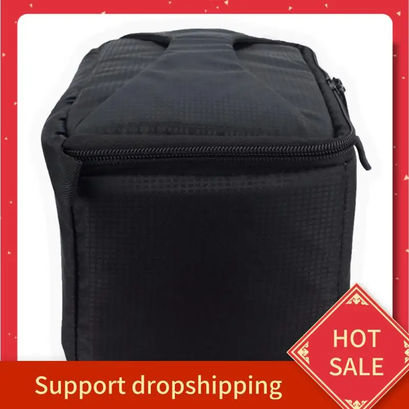 

B44C 3X Universal Insert Partition Padded Camera Bag Shockproof Sleeve Cover For Dslr Slr Camera(Black)
