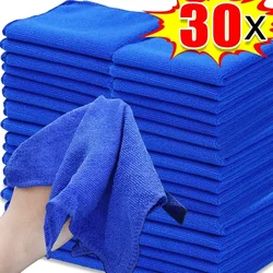 1-30Pcs Microfiber Towels Car Wash Drying Cloth Towel Household Cleaning Cloths Auto Detailing Polishing Cloth Home Clean Tools