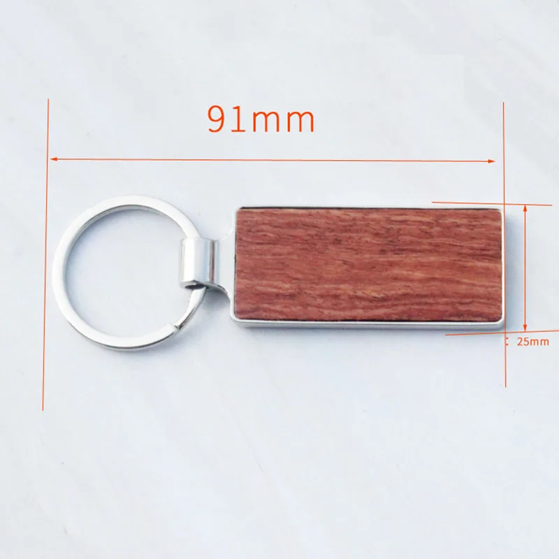 Porte-Clés en Métal et Bois Massif, Petit Pendentif de Personnalité, Cadeau Portable, 10/5 Pièces