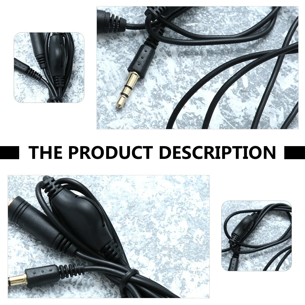 

Aux Cable 1M 3.5mm Male to Female Audio Extension Wire High Conductivity Copper Core Noise-Free Audio Cord for Phone Car Home