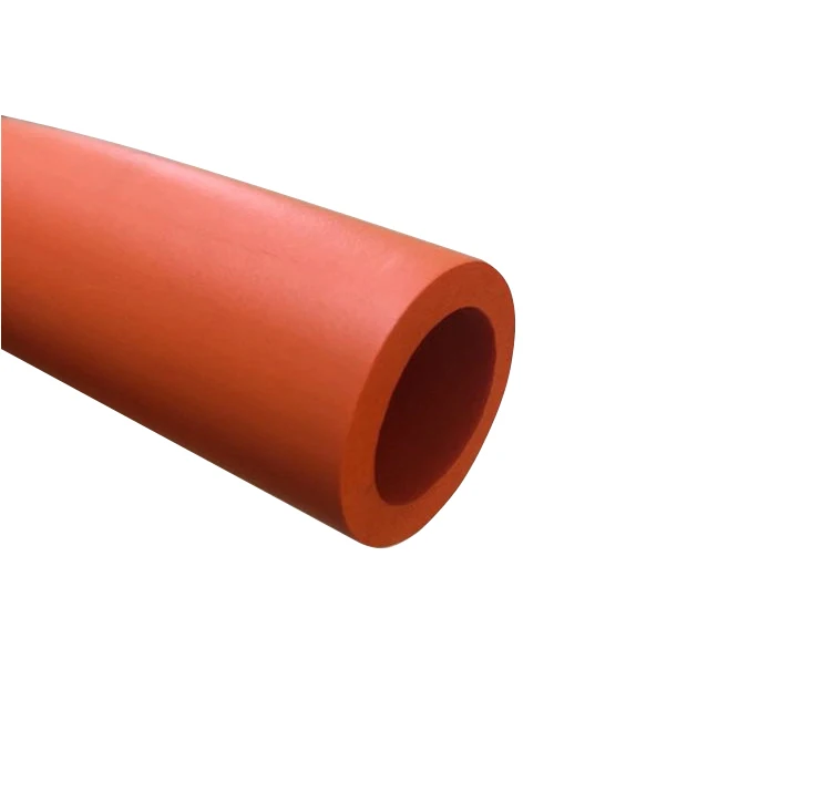 1M Smooth Sponge Rubber Pipe Orange Pipeline Holder Thermal Insulation Tubular  Protective Sleeve Air Conditioning Fitting