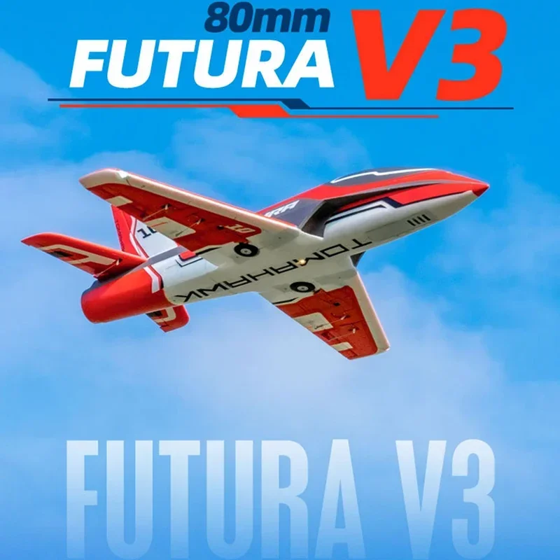 FMS 80mm Culvert FUTURA V3 RC Airplane Fixed Wing Racing Sport Foam Airplane Toys Electric Put Together Model Aircraft