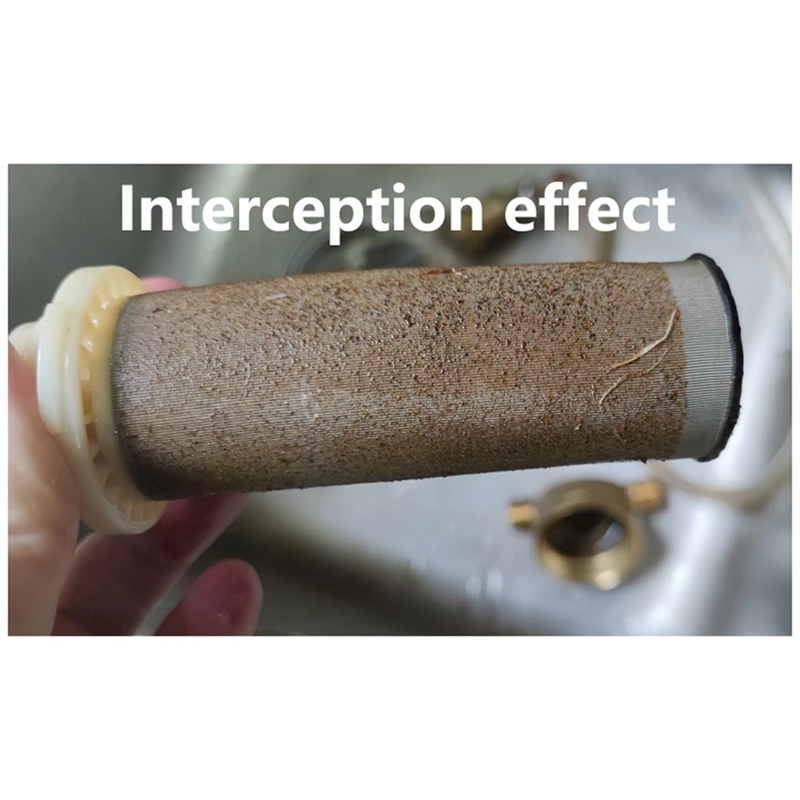 Pre Filter Purifier Whole House Spin Down Sediment Water Filter Central Prefilter System Backwash Stainless Steel Mesh