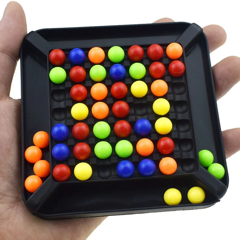 Rainbow Ball eliminate beans Elimination Board GameTravel Game Fun Color Matching Puzzle Toy Parent-child Interaction Brain Game