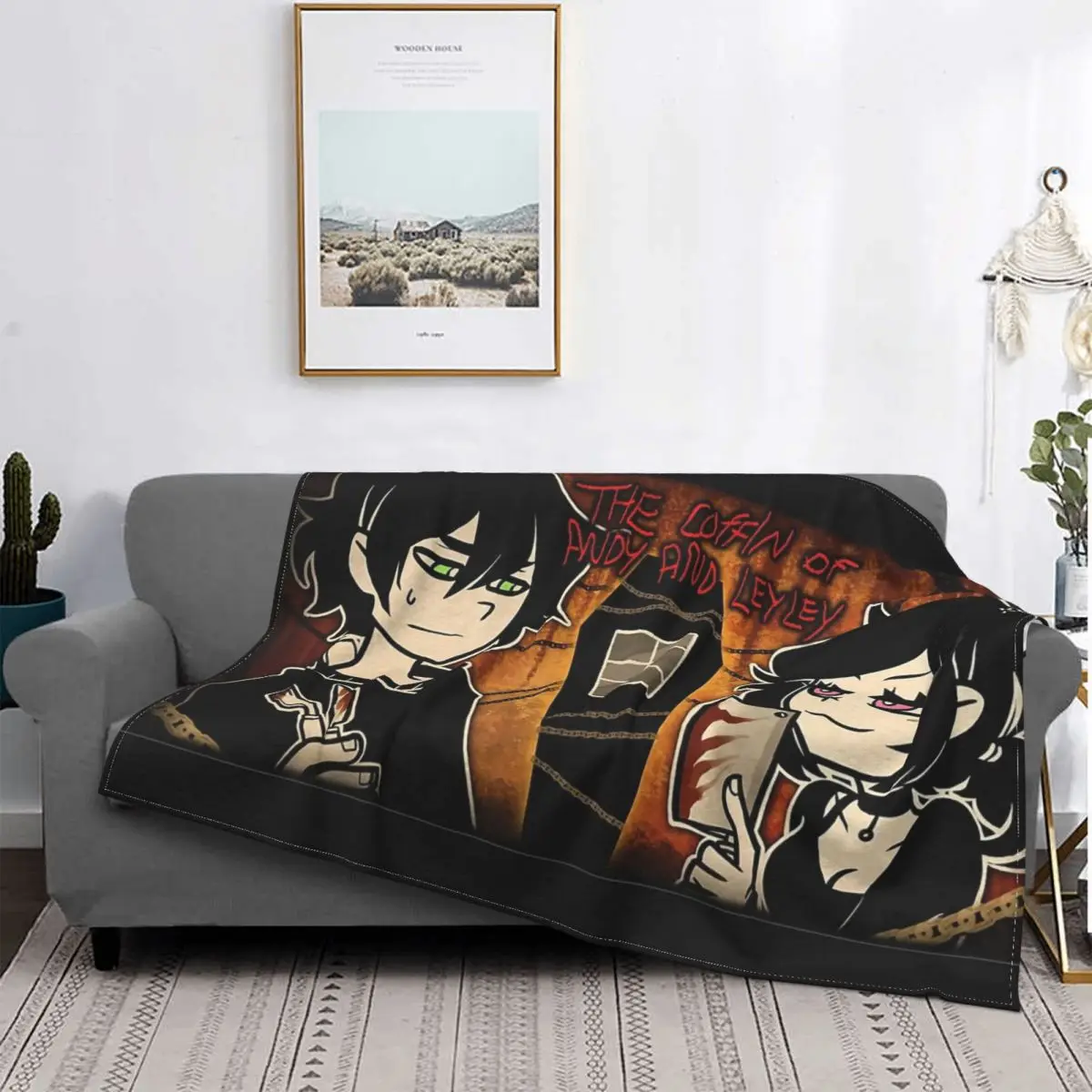 The Coffin Of Andy And Leyley Art Blankets Flannel Awesome Soft Throw Blanket for Coverlet Textile Decor