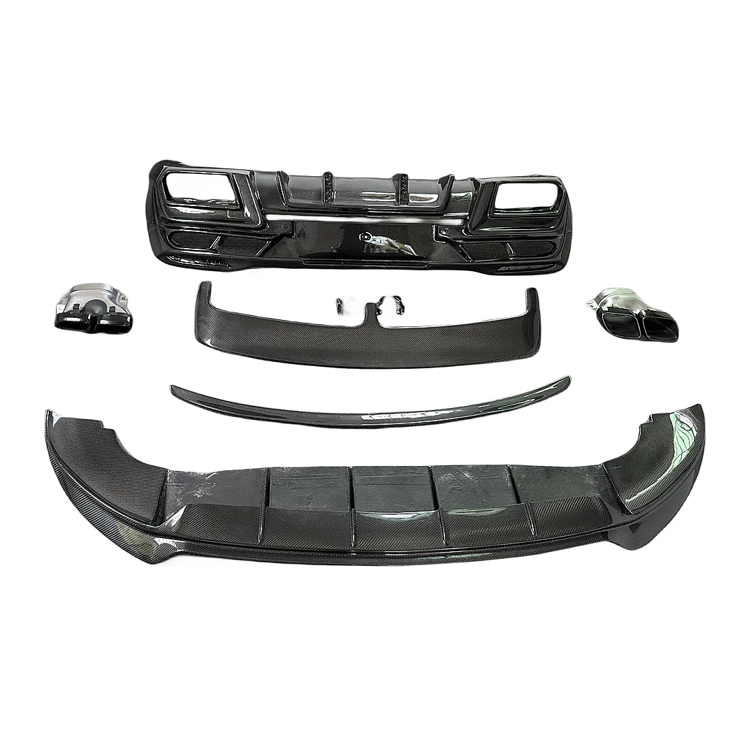 

For Mercedes Benz GLE Coupe C167 GLE350 GLE450 Carbon Fiber Front Lip Rear Spoiler Fender Flare Wide Body Kit Update LD