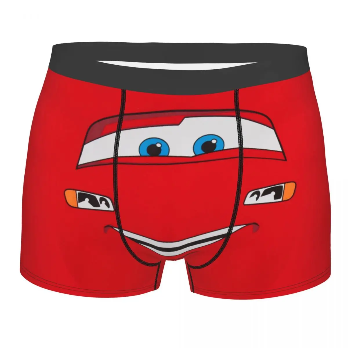 Custom Cars Lightning McQueen Cartoon Boxer Shorts Printing Quilt Underpants Ultra Soft Boxer Pants Gifts for Man Novelty Merch